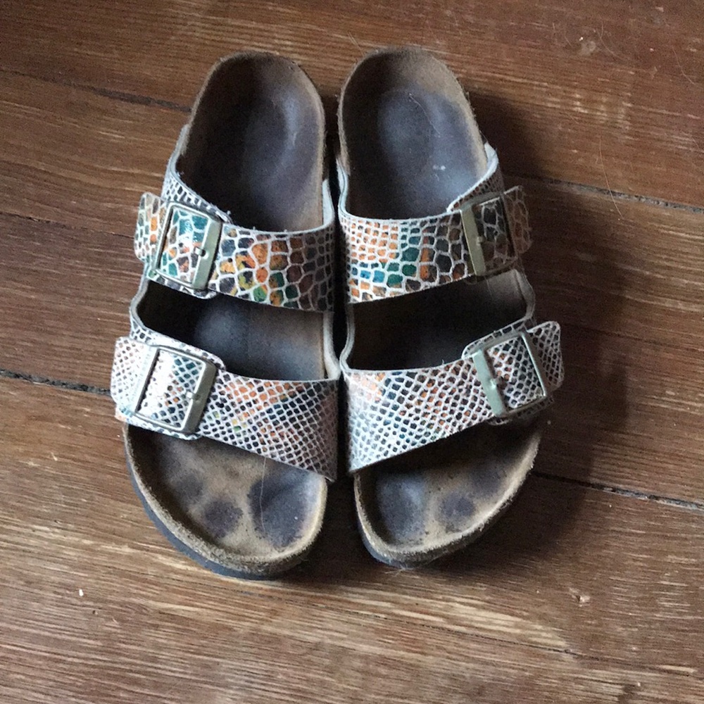 Birkenstock’s / reptile pattern - European size 40
